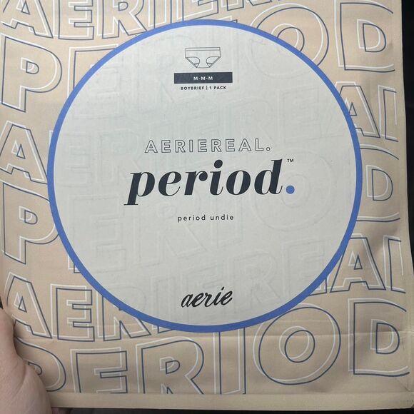 Aerie Women's Orange Period Underwear size medium NWT - Picture 2 of 3